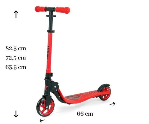 MILLY MALLY 2486 Hulajnoga SCOOTER Smart Red MILLY MALLY 2486 Hulajnoga SCOOTER Smart Red