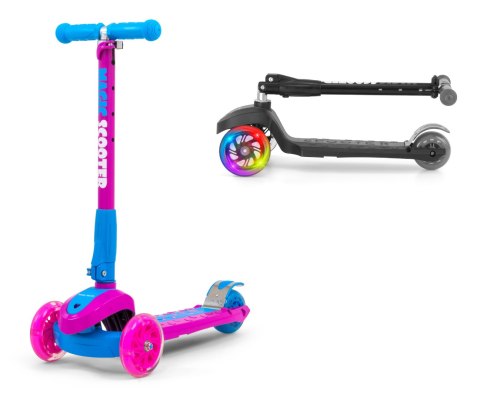 MILLY MALLY 2691 Hulajnoga SCOOTER Magic Pink-Blue MILLY MALLY 2691 Hulajnoga SCOOTER Magic Pink-Blue