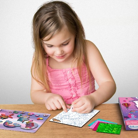 TREFL 62602 Skillmatics Foil Fun Zestaw kreatywny Jednorożce i Księżniczki TREFL 62602 Skillmatics Foil Fun Zestaw kreatywny Jednorożce i Księżniczki