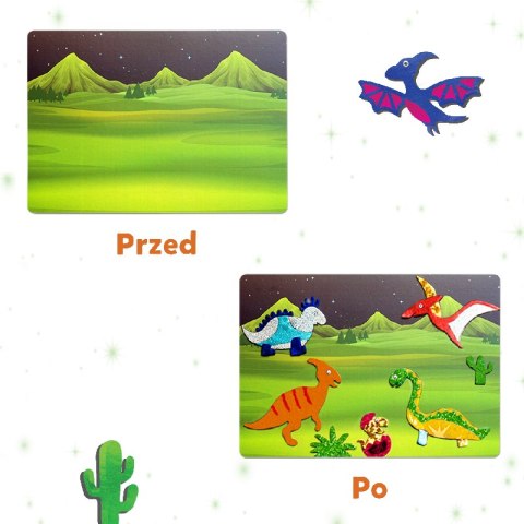 TREFL 62606 Skillmatics Foil Fun Kraina Dinozaurów TREFL 62606 Skillmatics Foil Fun Kraina Dinozaurów