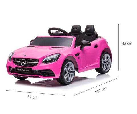 MILLY MALLY 5911 Pojazd na akumulator Mercedes Benz SLC Pink