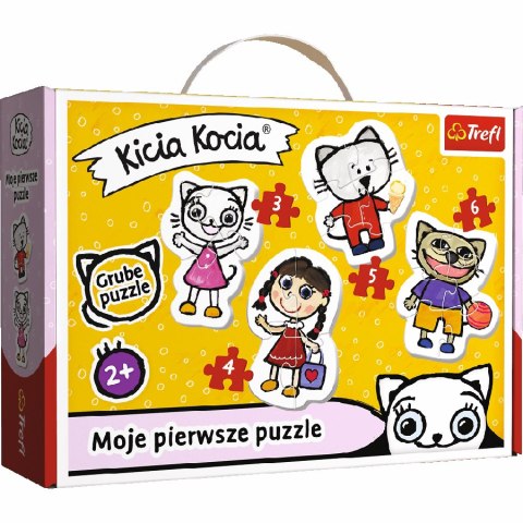 TREFL 36088 Puzzle Baby Classic Wesoła Kicia Kocia TREFL 36088 Puzzle Baby Classic Wesoła Kicia Kocia