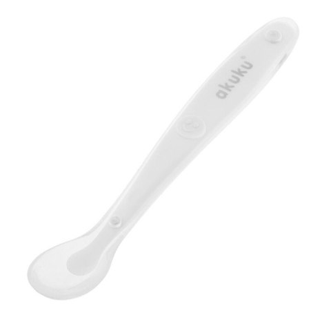 AKUKU A0417 Łyżeczka silikonowa white AKUKU A0417 Łyżeczka silikonowa white