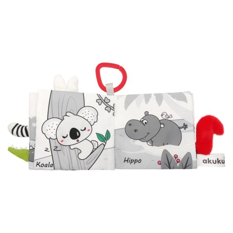 AKUKU A0481 Książeczka sensoryczna ANIMAL KINGDOM