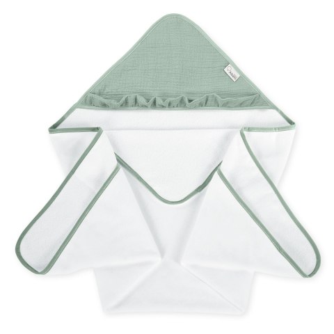 ALBERO MIO Okrycie kąpielowe Cotton color CC4 zieleń ALBERO MIO Okrycie kąpielowe Cotton color CC4 zieleń