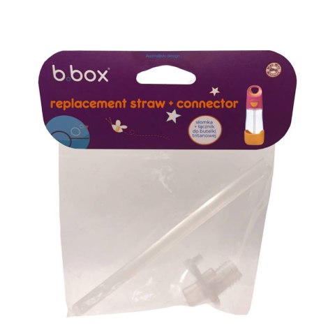 B.BOX BB00340SET Zestaw słomki z łącznikiem do butelki tritanowej 450 ml B.BOX BB00340SET Zestaw słomki z łącznikiem do butelki tritanowej 450 ml