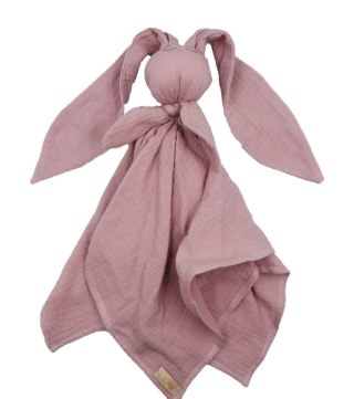BABY 01082 Pielucha muślinowa Hug Me Bunny brudny róż