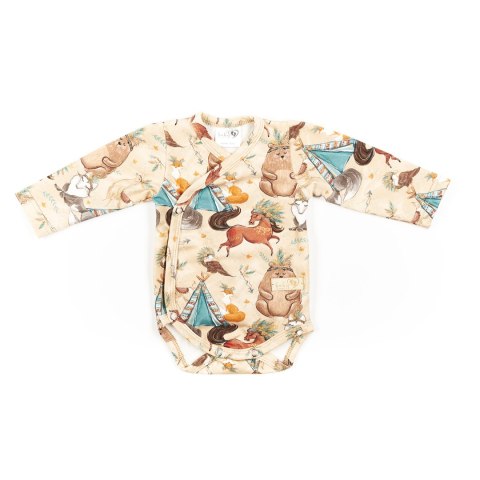 BABY 01390 Body niemowlęce dł rękaw Boho Boy 56/62 BABY 01390 Body niemowlęce dł rękaw Boho Boy 56/62
