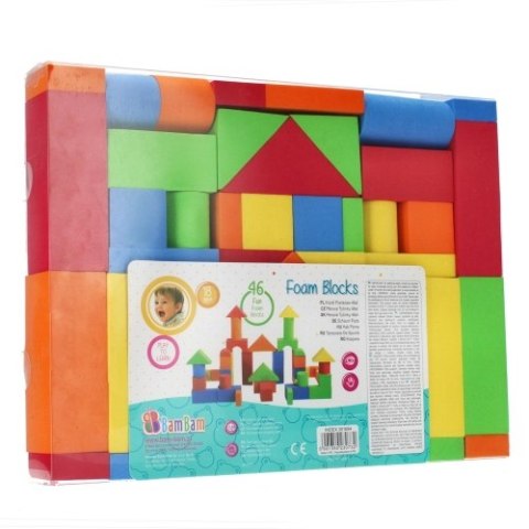 BAM BAM 301694 Klocki piankowe 46el. BAM BAM 301694 Klocki piankowe 46el.