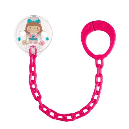 CANPOL 10/889 Łańcuszek do smoczka Toys pink CANPOL 10/889 Łańcuszek do smoczka Toys pink