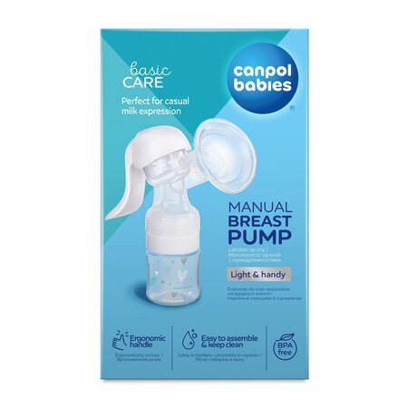 CANPOL 12/216 Laktator ręczny Basic light CANPOL 12/216 Laktator ręczny Basic light