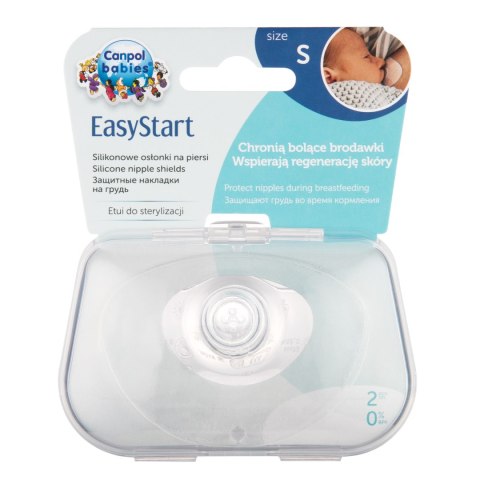 CANPOL 18/602 Osłonki piersi S EasyStart 2szt - wyrób medyczny CANPOL 18/602 Osłonki piersi S EasyStart 2szt - wyrób medyczny
