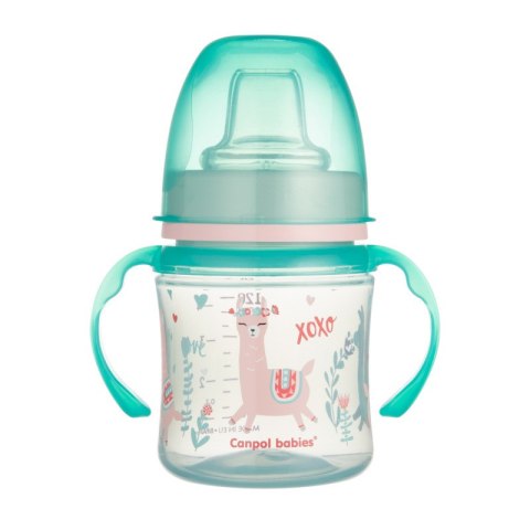 CANPOL 35/207 Kubek treningowy EasyStart 120ml - Sweet fun zielony CANPOL 35/207 Kubek treningowy EasyStart 120ml - Sweet fun zielony