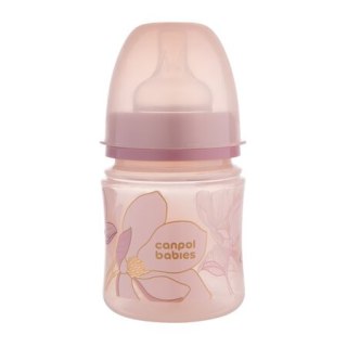 CANPOL 35/239 Butelka antykolkowa EasyStart 120ml GOLD różowa
