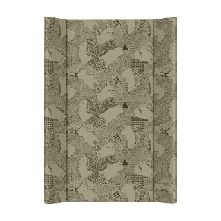 CEBA 206-000-722 Przewijak twardy krótki 50x70 Basic Patterns GRATIS pokrowiec na przewijak, składana mata do przewijania 60x40 