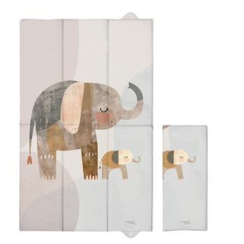 CEBA 307-000-781 Składana mata do przewijania duża 50x80 Basic Elephant Family CEBA 307-000-781 Składana mata do przewijania duża 50x80 Basic Elephant Family