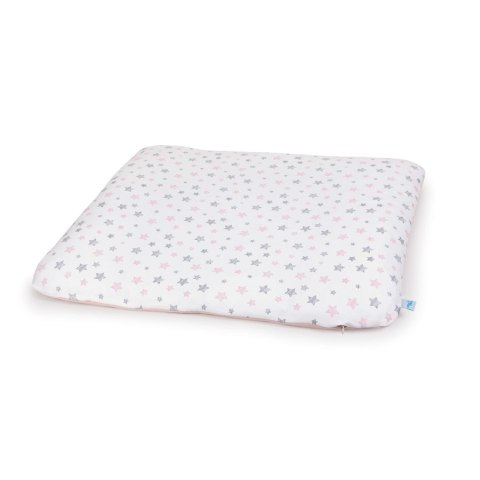 CEBA 848-626-604 Pokrowiec na przewijak miękki (75x72) 2 szt Grey Stars, Light grey+ Pink Stars, Pink* GRATIS składana mata do CEBA 848-626-604 Pokrowiec na przewijak miękki (75x72) 2 szt Grey Stars, Light grey+ Pink Stars, Pink* GRATIS składana mata do