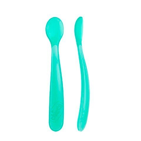 CHICCO 00006828210000 Miękkie łyżeczki silikonowe 6m+2 szt blue CHICCO 00006828210000 Miękkie łyżeczki silikonowe 6m+2 szt blue