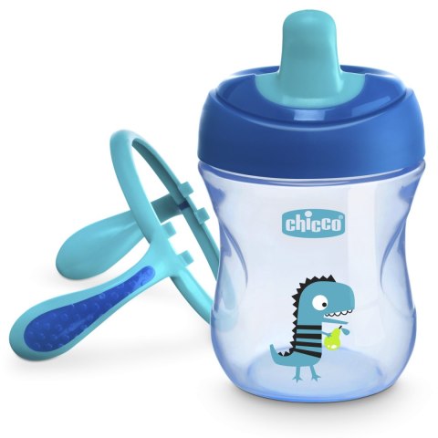 CHICCO 00006921200000 Kubek niekapek z ustnikiem 6m+ boy CHICCO 00006921200000 Kubek niekapek z ustnikiem 6m+ boy