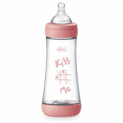 CHICCO 00020235110040 Butelka P5 plastik silikon 300 ml Fast Girl CHICCO 00020235110040 Butelka P5 plastik silikon 300 ml Fast Girl