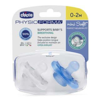 CHICCO 00073221210000 Smoczek uspokajający PH MINI SOFT 0-2 silikon 2 szt