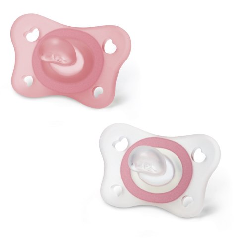 CHICCO 00073231110000 Smoczek PHYSIO MINI SOFT 2-6 silikon 2 szt girl CHICCO 00073231110000 Smoczek PHYSIO MINI SOFT 2-6 silikon 2 szt girl