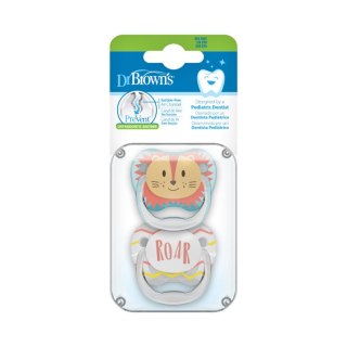 Dr.Browns PV12015 Smoczek PreVent Motyl 0-6m kolekcja zwierzęta niebieski 2-pak