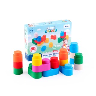 DUMEL DDC 30013 Super miękkie klocki 16 szt