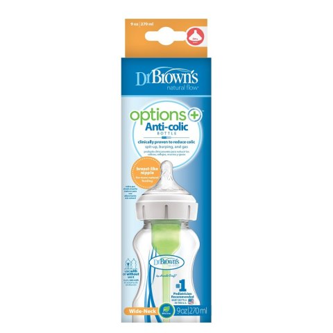 Dr.Browns WB91600 Butelka szeroka szyjka 270 ml PP OPTIONS PLUS Dr.Browns WB91600 Butelka szeroka szyjka 270 ml PP OPTIONS PLUS