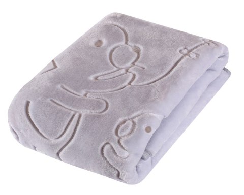 EASY CARE 502 Kocyk akrylowy tłoczony jednokolorowy 80x110 EASY CARE 502 Kocyk akrylowy tłoczony jednokolorowy 80x110