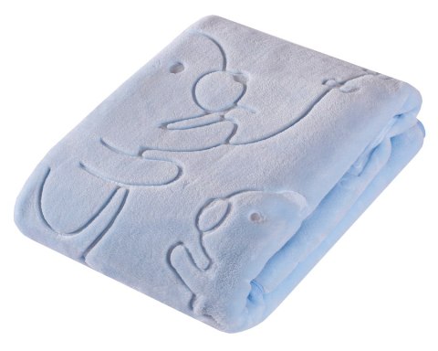EASY CARE 502 Kocyk akrylowy tłoczony jednokolorowy 80x110 EASY CARE 502 Kocyk akrylowy tłoczony jednokolorowy 80x110