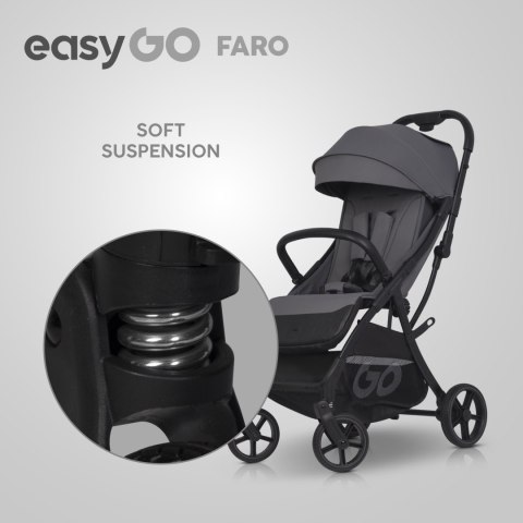 EASY GO Wózek dziecięcy FARO CLOUDY GRAY