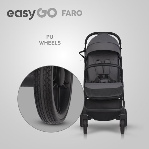 EASY GO Wózek dziecięcy FARO CLOUDY GRAY