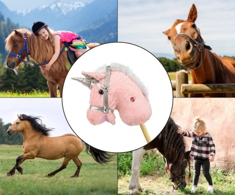 HOBBY 6084 Koń na kiju light pink HOBBY 6084 Koń na kiju light pink