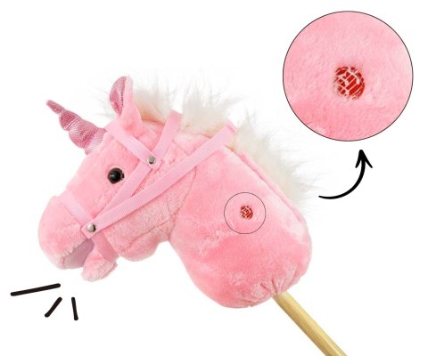 HOBBY 6085 Koń na kiju pink HOBBY 6085 Koń na kiju pink