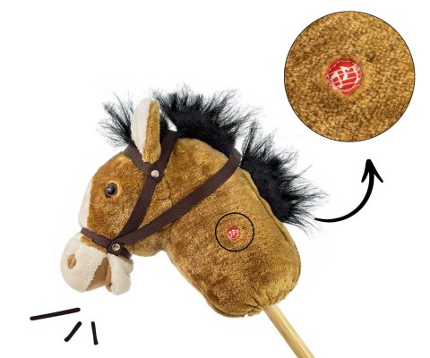 HOBBY 6087 Koń na kiju light brown HOBBY 6087 Koń na kiju light brown