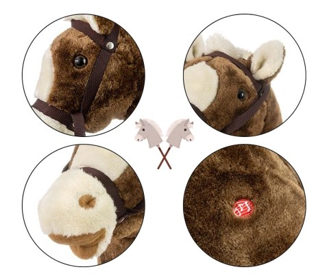 HOBBY 6088 Koń na kiju dark brown HOBBY 6088 Koń na kiju dark brown