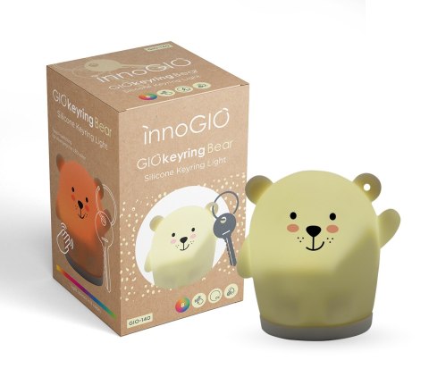 INNOGIO GIO-150 Lampka silikonowa GIOkeyring Bear INNOGIO GIO-150 Lampka silikonowa GIOkeyring Bear
