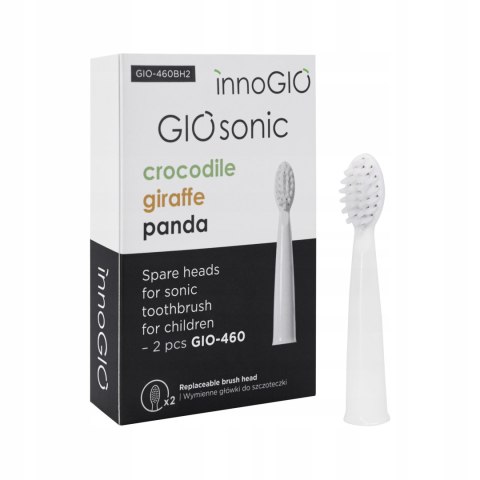 INNOGIO GIO-460BH2 Wymienne główki do szczoteczek 2 szt INNOGIO GIO-460BH2 Wymienne główki do szczoteczek 2 szt