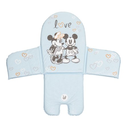 KEEEPER 185016 Lena Mickey mouse Mata na krzesełko do karmienia cloudy blue( mętny błękit) KEEEPER 185016 Lena Mickey mouse Mata na krzesełko do karmienia cloudy blue( mętny błękit)