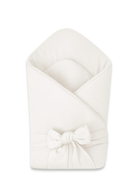 KIECZMERSKI Rożek standard wiązany MIMINU SOFT 0-3m ecru KIECZMERSKI Rożek standard wiązany MIMINU SOFT 0-3m ecru