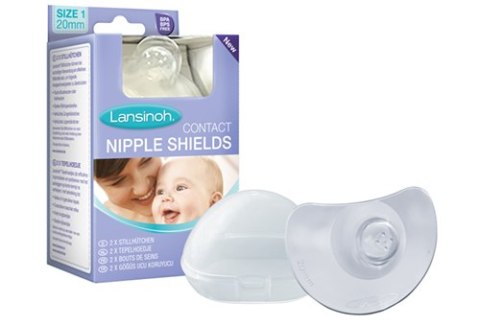 LANSINOH Osłonki laktacyjne Nipple Shields 24mm LANSINOH Osłonki laktacyjne Nipple Shields 24mm