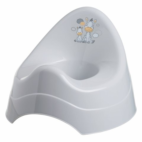MALTEX Nocnik z pozytywką Zebra szary MALTEX Nocnik z pozytywką Zebra szary