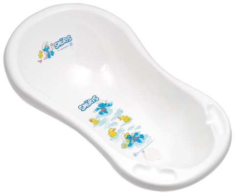 MALTEX Wanna 84cm z korkiem Smerfy biały MALTEX Wanna 84cm z korkiem Smerfy biały