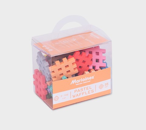 MARIOINEX 903674 Klocki waffle mini pastel 35 szt. MARIOINEX 903674 Klocki waffle mini pastel 35 szt.