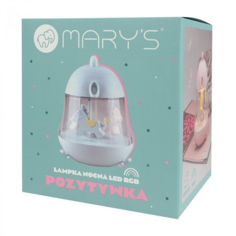 MARY'S MW20776 Pozytywka lampka nocna led RGB niebieska MARY'S MW20776 Pozytywka lampka nocna led RGB niebieska