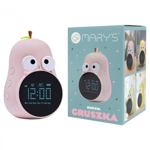 MARY'S MW20778 Budzik Gruszka różowa MARY'S MW20778 Budzik Gruszka różowa