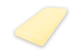 MATEX Prześcieradło JERSEY z gumką 70x140 [TB0028_04] żółte