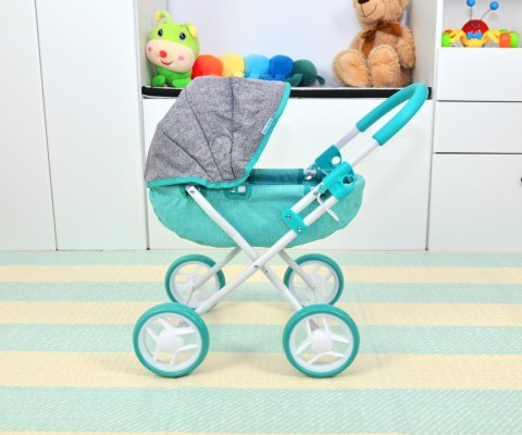 MILLY MALLY 3102 Wózek dla lalek Dori Prestige Mint MILLY MALLY 3102 Wózek dla lalek Dori Prestige Mint