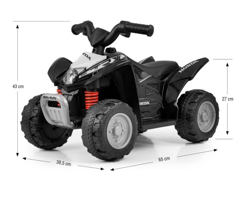 MILLY MALLY 5471 Pojazd na akumulator Quad HONDA ATV Black MILLY MALLY 5471 Pojazd na akumulator Quad HONDA ATV Black